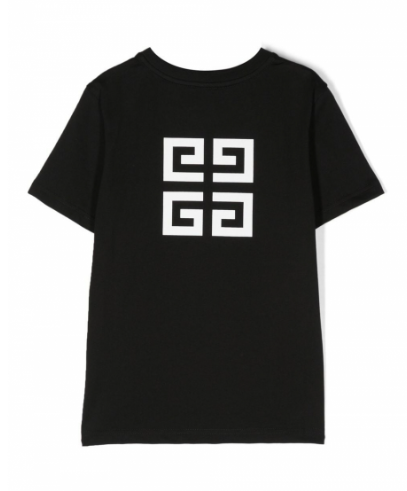 GIVENCHY H25406 09B KIDS T-SHIRT BLACK (8A-12A)