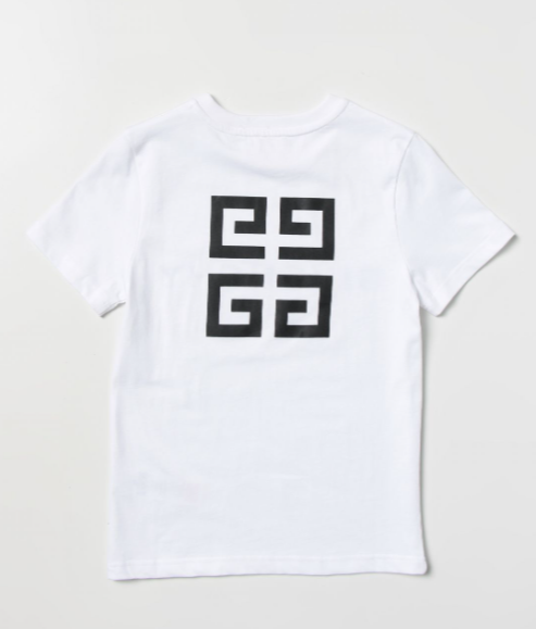 GIVENCHY H25406 10P KIDS T-SHIRT WHITE(8A-12A)