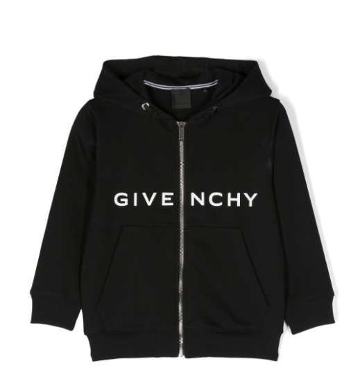 GIVENCHY H25432 09B KIDS CARDIGAN BLACK (8A-12A)