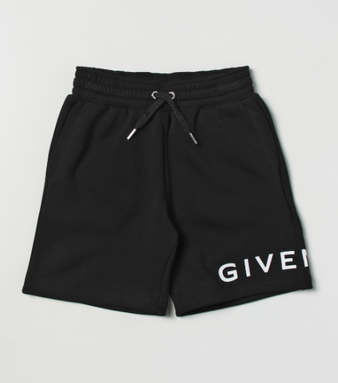 GIVENCHY H24210 09B KIDS SHORTS BLACK (12+)