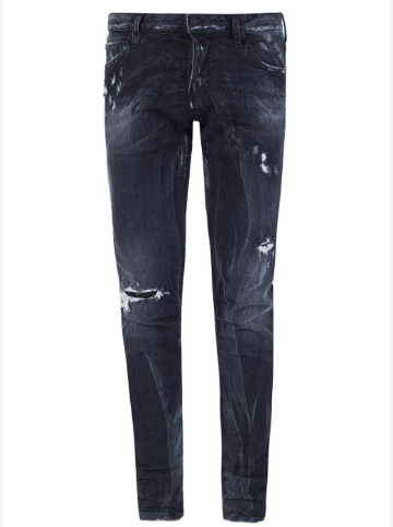 DSQUARED2 S71LB0153 MEN BLACK JEANS