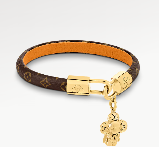 LOUIS VUITTON M6773F WOMEN BRACIALET BROWN GOLD 17MM