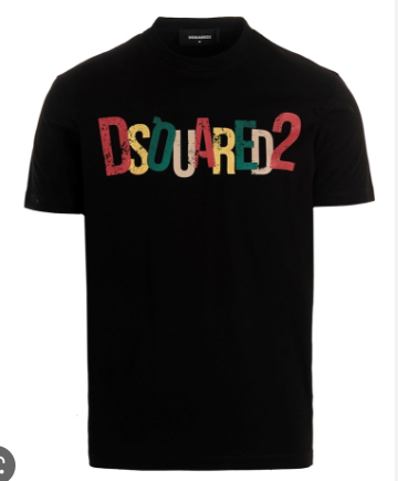 DSQUARED2 S71GD1249 MEN T-SHIRT BLACK