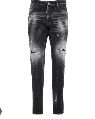 DSQUARED2 S74LB1036 MAN JEANS DENIM BLACK