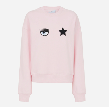 CHIARA FERRAGNI 74CBIT11 CTF02 WOMEN EYE STAR SWEATSHIRT FAIRY TALE
