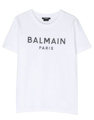 BALMAIN KIDS BS8Q71 Z0057 BOYS T-SHIRT WHITE 12A+