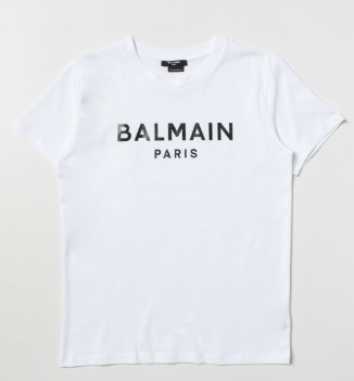 BALMAIN KID BS8R51 Z0057 BOYS T-SHIRT WHITE 12A+