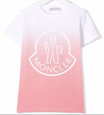 MONCLER KIDS 8C000078790N GIRLS T-SHIRT PINK