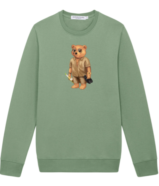 BARON FILOU FIL 54U PUL MAN PULLOVER BLUE 