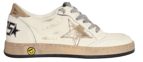 GOLDEN GOOSE GJF00439 F004244 KIDS SHOES WHITE GOLD