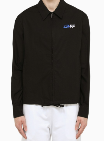 OFF WHITE OMGE008S23FAB003 1001 MEN'S SHIRT