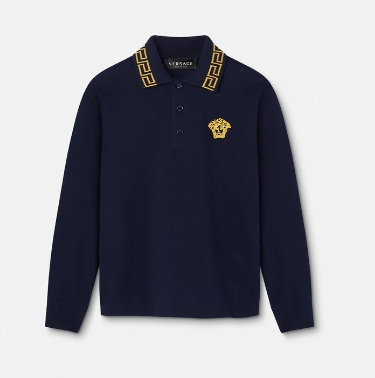 VERSACE KIDS 1000220 1A08299 POLO PIQUET
