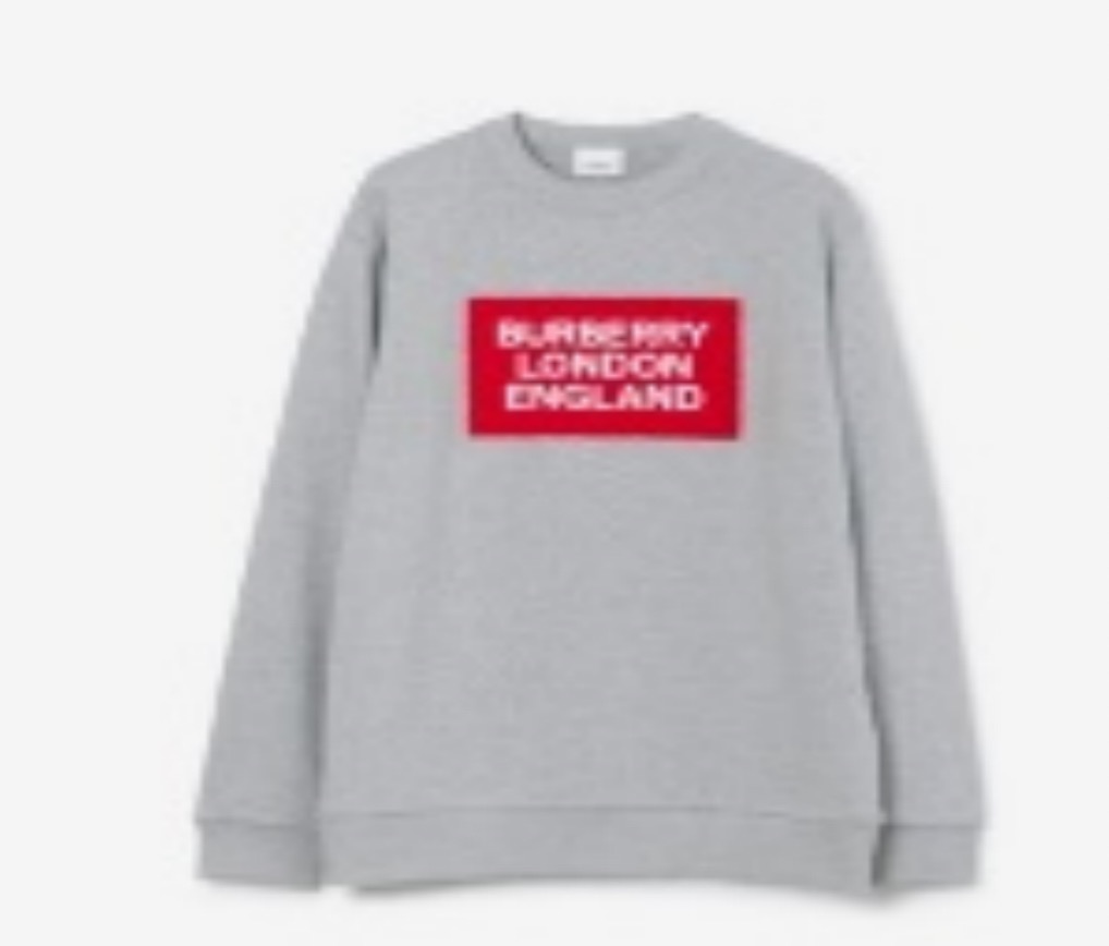 BURBERRY OT 80694821 MEN'S FELPA GREY