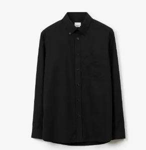 BURBERRY OT 80648731 M CASUAL MEN'S SHIRTS BLACK