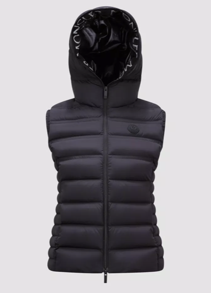 MONCLER 1A00022595FK999  - ALITERSE WOMEN'S GILET BLACK