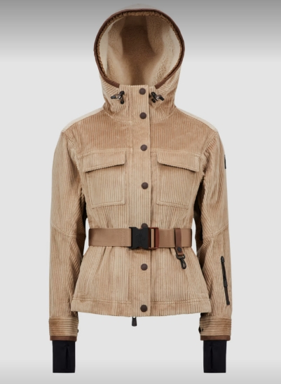 MONCLER GRENOBLE 1B00001 597WG HAGUE 236 BEIGE WOMEN'S JACKET