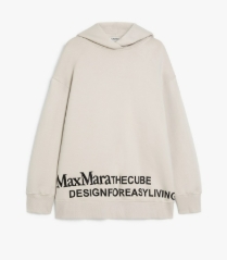 S'MAXMARA 9921025106004 - FELPA 004 BEIGE WOMEN'S HOODIE