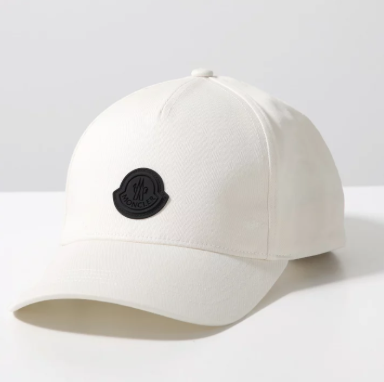 MONCLER 3B00023.0U082 BASEBALL CAP 034 WHITE MEN
