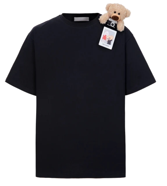 13DE MARZO 1703 BEAR INSTANT PHOTO T-SHIRT BLACK