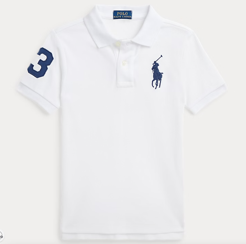 POLO RALPH LAUREN KIDS 322703635099 BABY BOY'S POLO WHITE