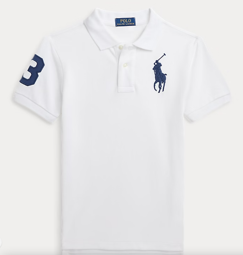 POLO RALPH LAUREN 323708861112 BOY'S POLO WHITE 