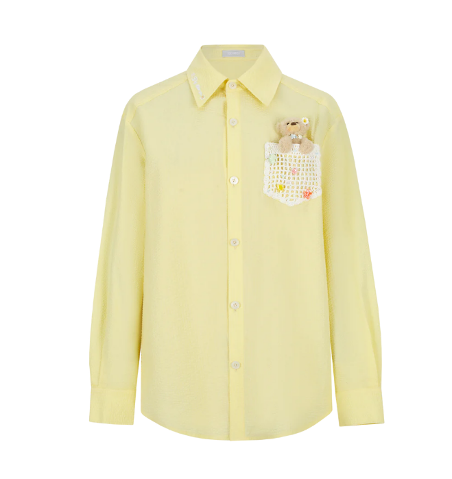 13DE MARZO MZ2503602 ISLAND STYLE BEAR SHIRT YELLOW 1853 