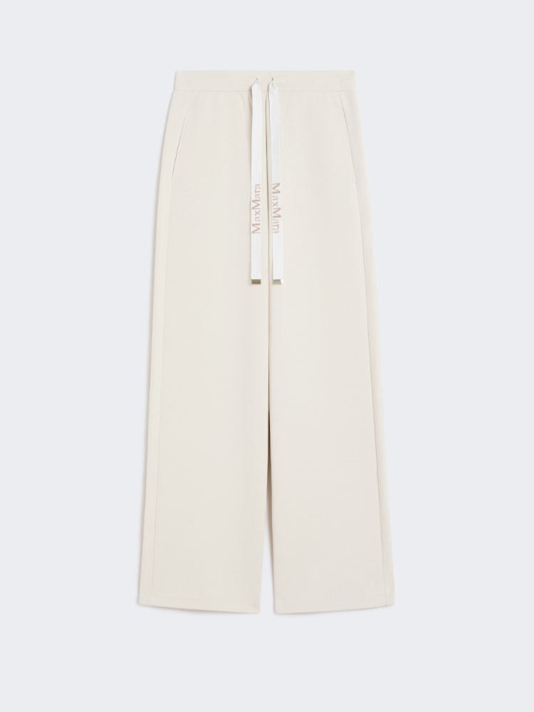 S' MAXMARA 2529786041600 002 - POTENZA WOMEN'S TROUSERS WHITE