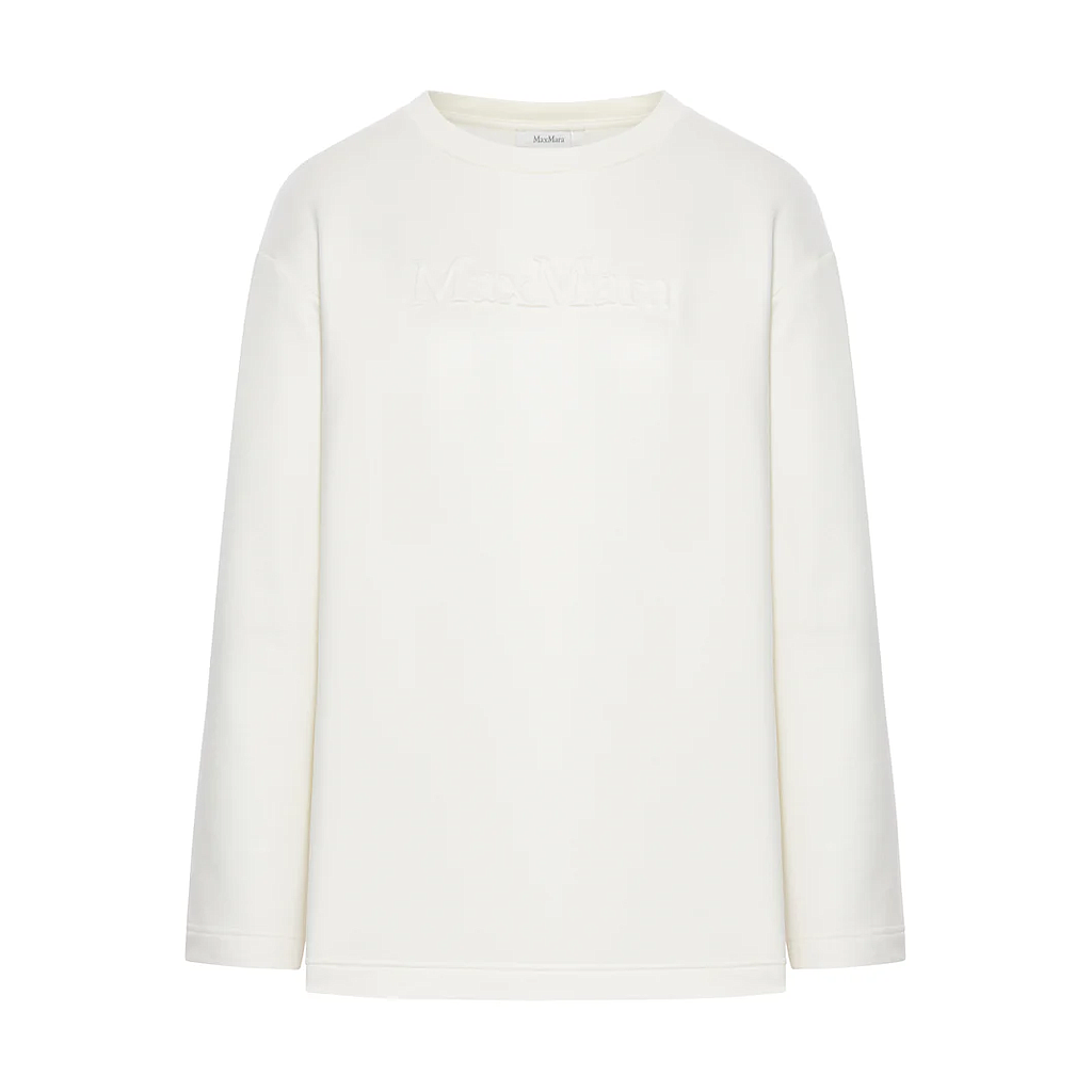 MAXMARA 192602580600 001 - BERMA WOMEN'S SWEATSHIRT WHITE