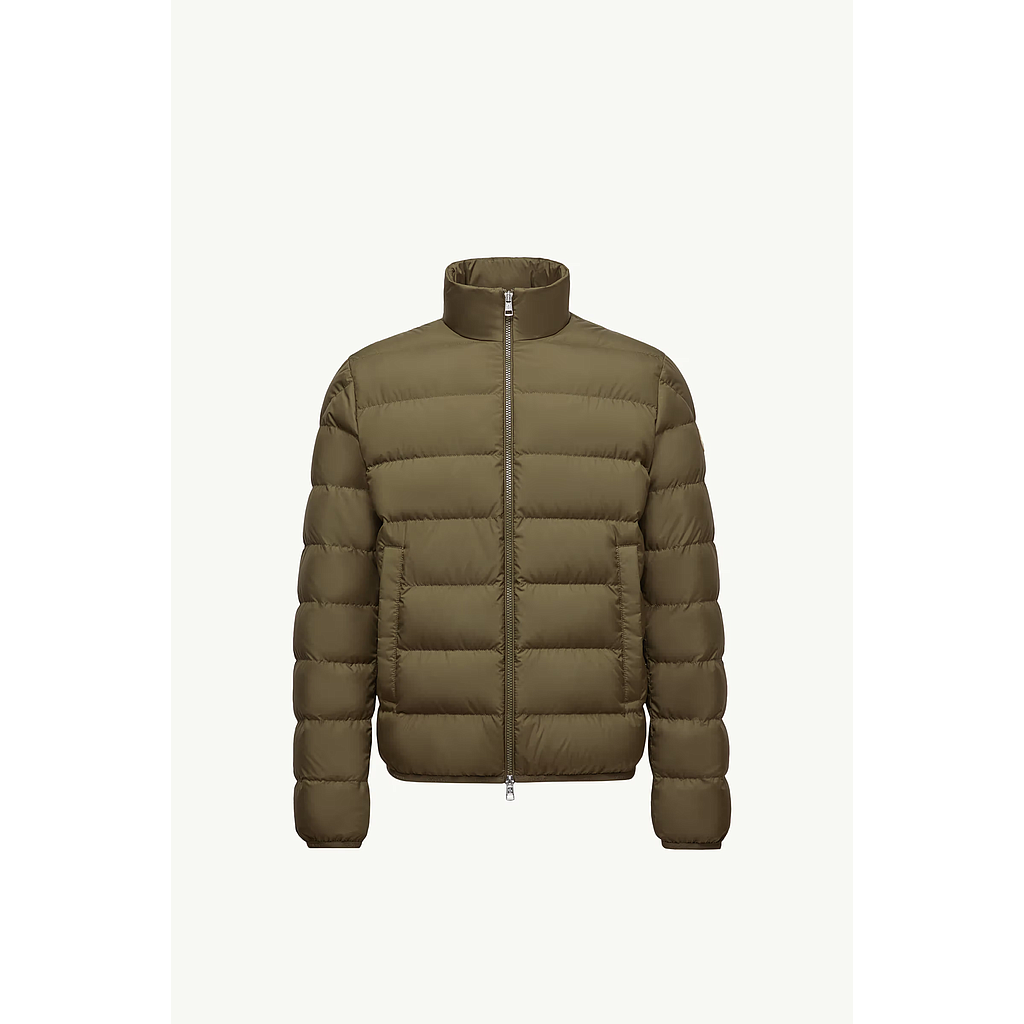MONCLER 1A00138 54A81 818 BAUDINET MEN'S DOWNJACKET OLIVE GREEN