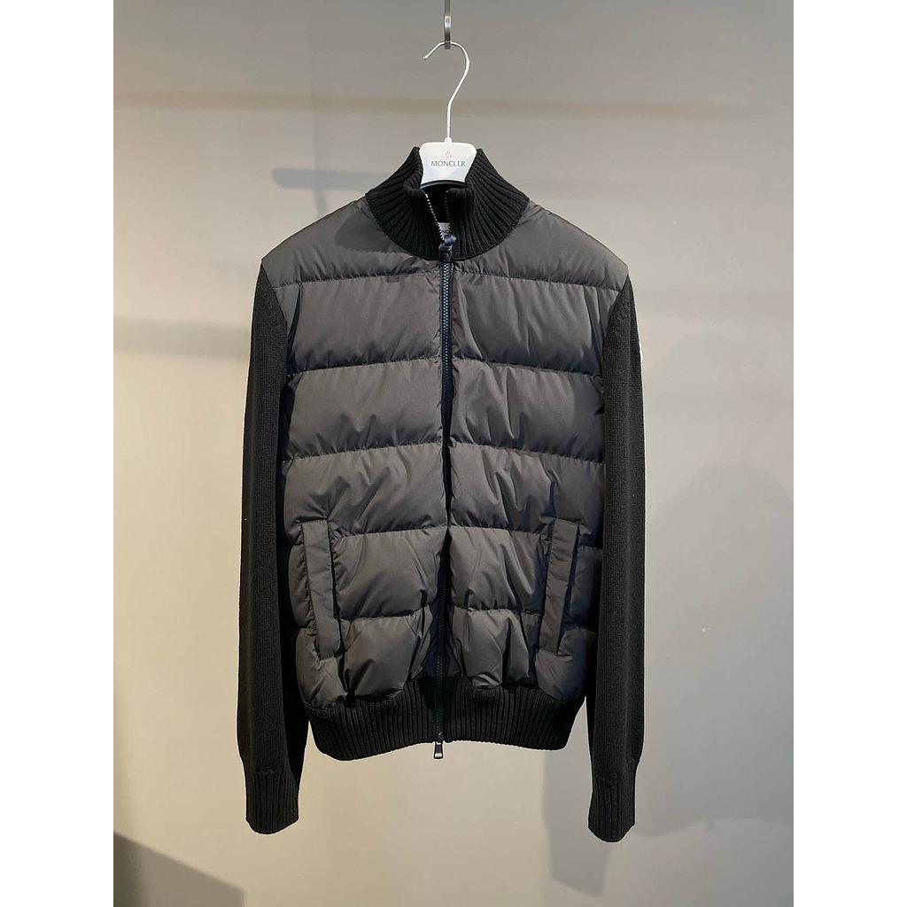 MONCLER 9B00040 M1131 999 MEN'S CARDIGAN BLACK