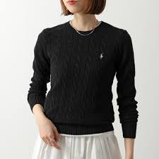 POLO RALPH LAUREN 211971865 005 WOMEN'S KNITWEAR BLACK