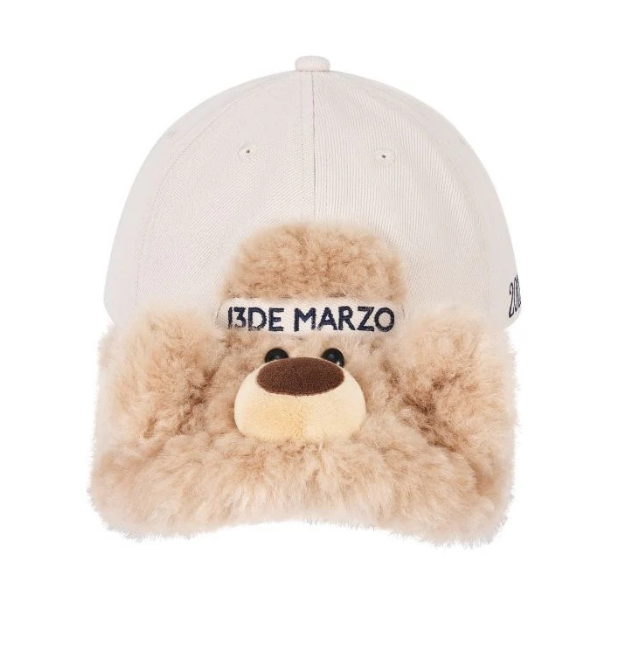 13DE MARZO MZ2509101 BEAR TO BACK CAP ALMOND CT