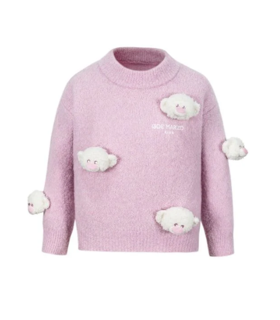 13DE MARZO MZ2514902 KID'S BABYBEAR FULL SWEATER PINK CT