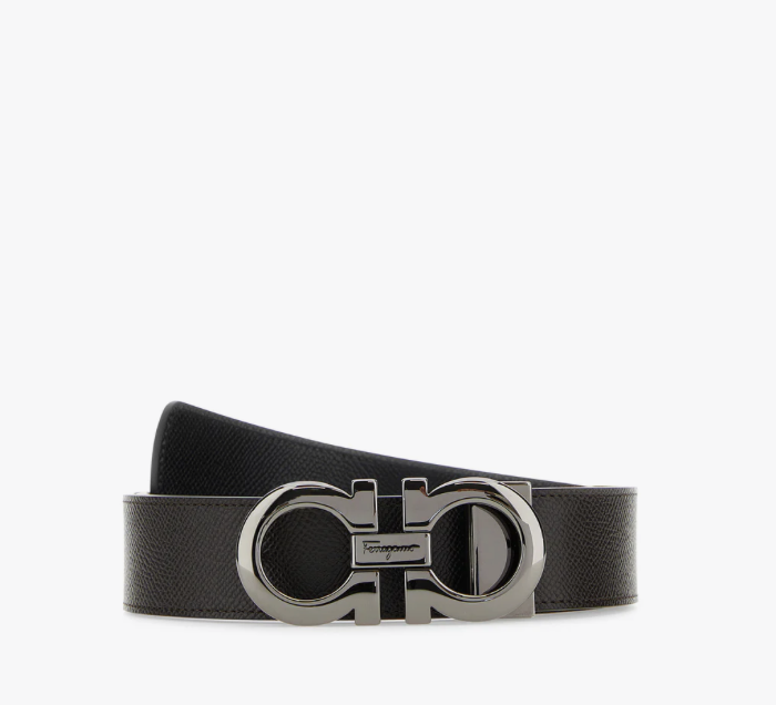 SALVATORE FERRAGAMO 675542689112  CINTURA REVERSIBILE TESTA DI MORO