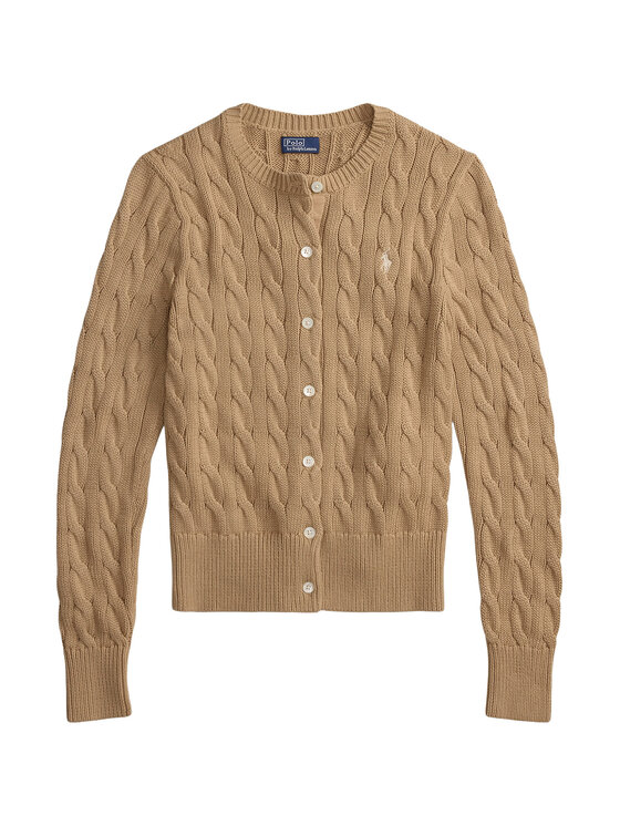 POLO RALPH LAUREN 211971868502 WOMEN'S CARDIGAN KHAKI