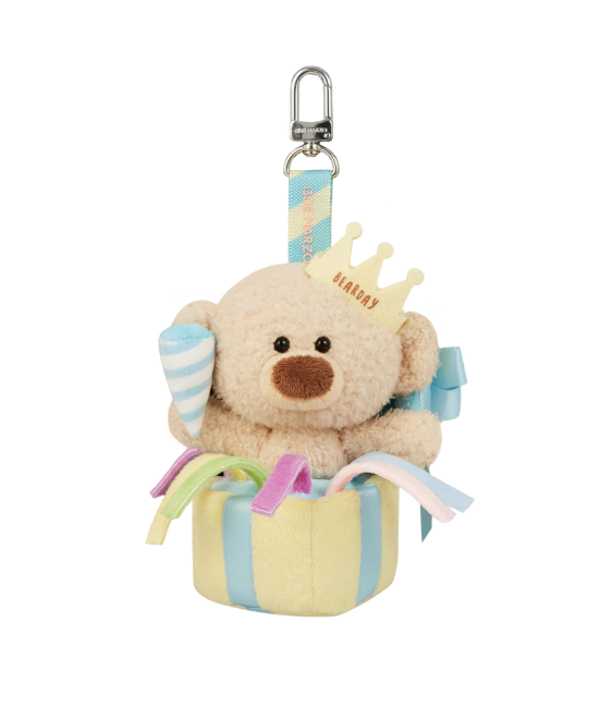 13DE MARZO MZ2602001 HAPPY BEARDAY SURPRISE BEAR CHARM
