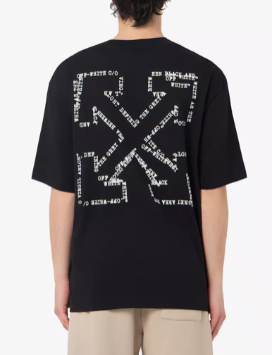 OFF WHITE 44MAA120S26J00K001 MEN'S T-SHIRT BLACK