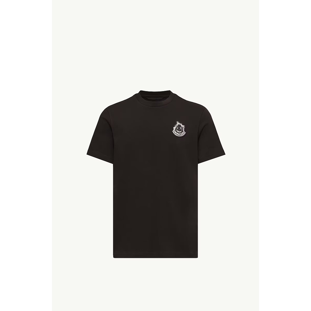 MONCLER L20918C0002189AUG999 MEN'S T-SHIRT BLACK