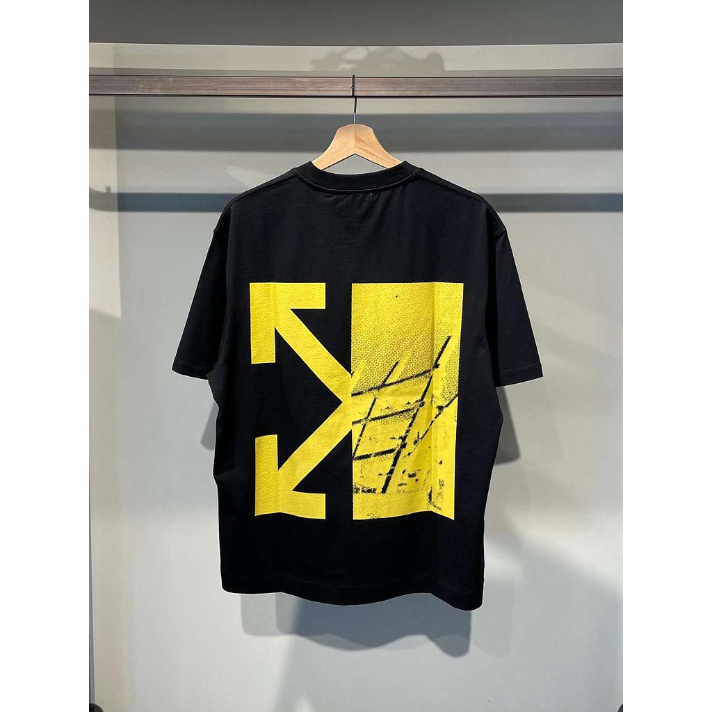 OFF WHITE 44OWOS26T053001 MEN'S T-SHIRT BLACK