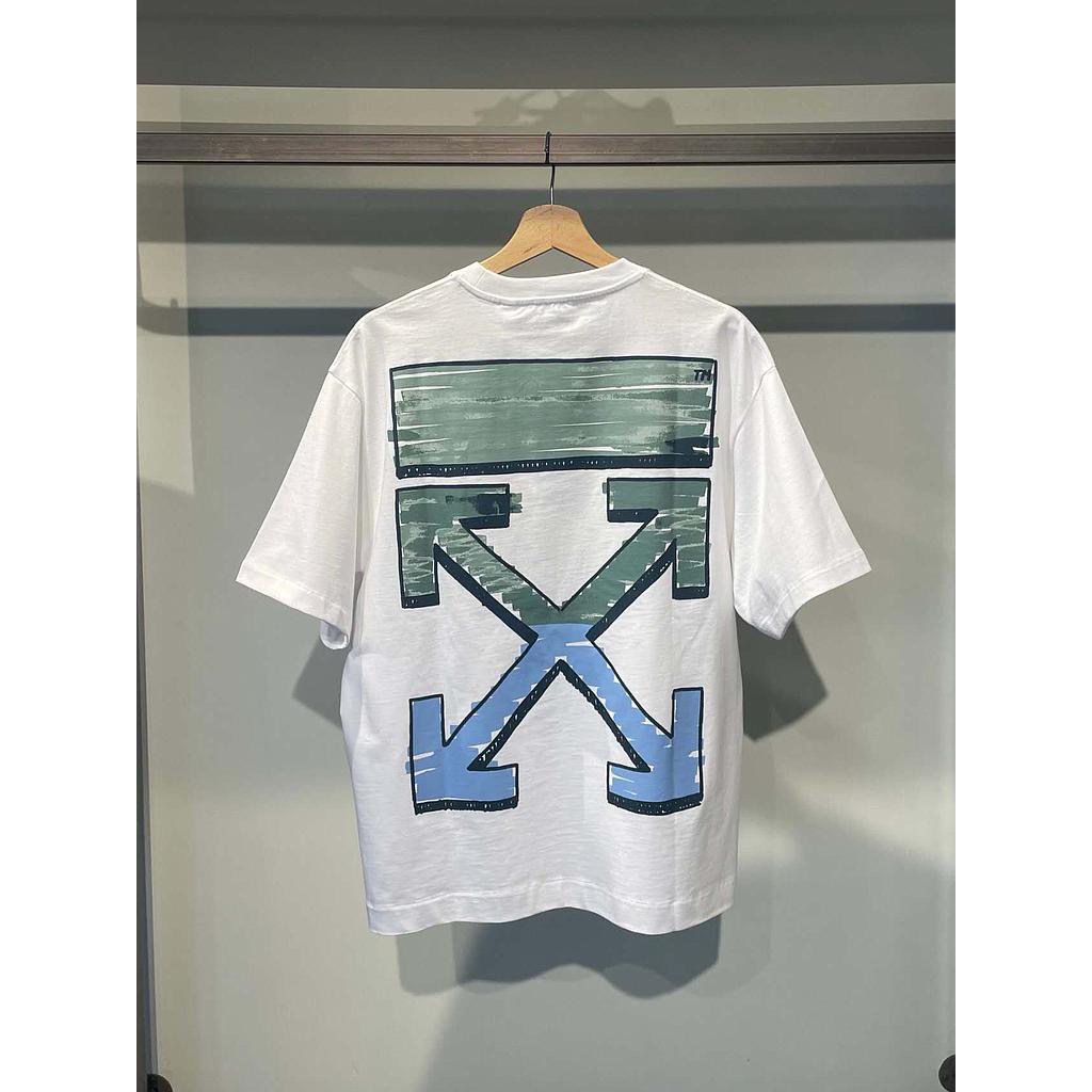 OFF WHITE 44OWOS26T077100 MEN'S T-SHIRT WHITE