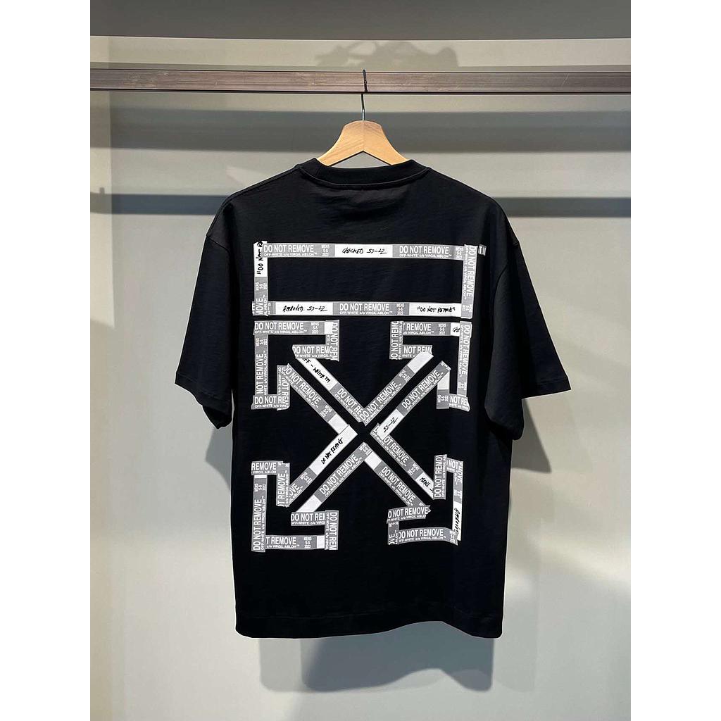 OFF WHITE 44OWOS26T082001 MEN'S T-SHIRT BLACK