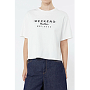 MAXMARA WEEKEND 5941116206006 - WKDSABATO WOMEN'S T-SHIRT WHITE NOTA
