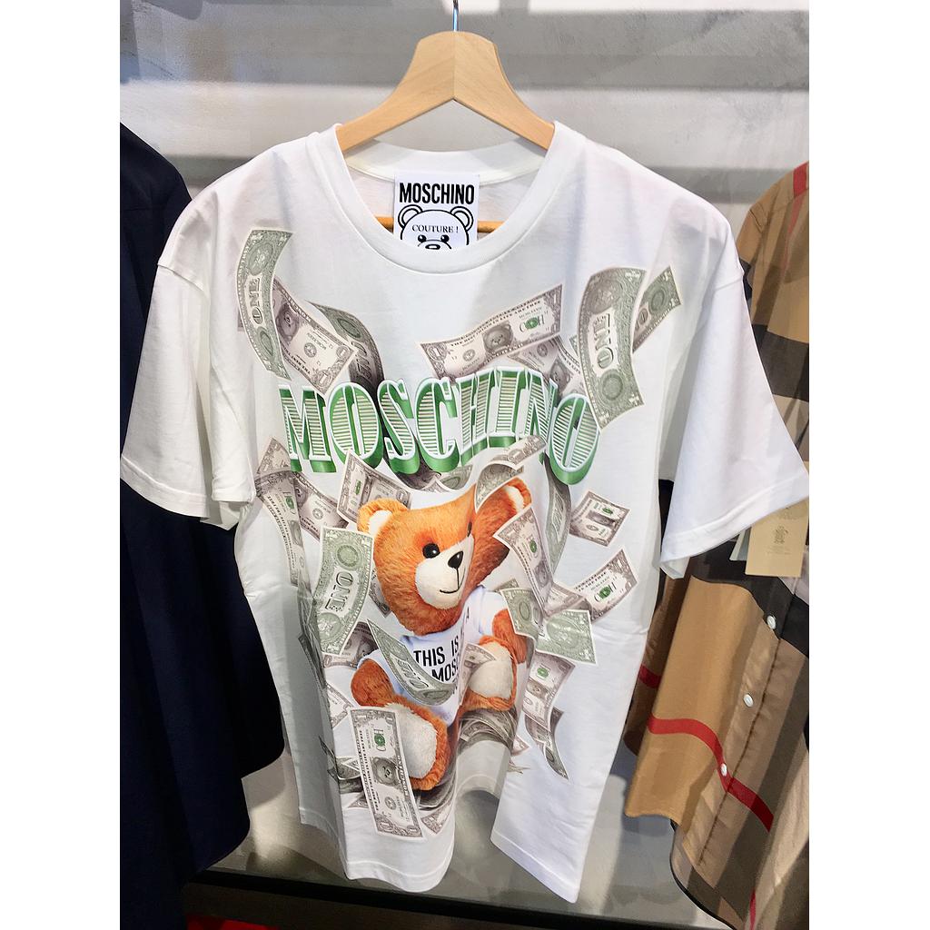 MOSCHINO 0701 5540 1002 T-SHIRT BIANCO