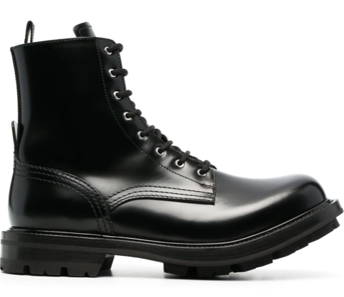 ALEXANDER MCQUEEN UOMO WORKER STIVALI 651621 WHZ80 1000