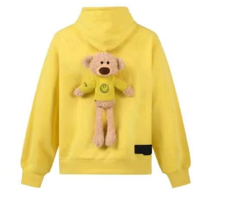 13 DE MARZO DONNA FELPA FR-JX-147-Y-01 GIALLO