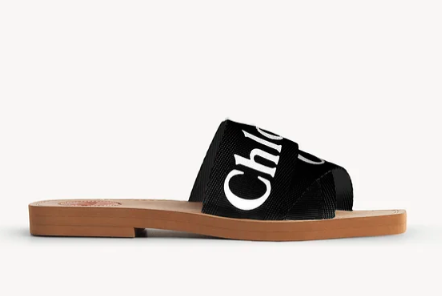 CHLOE SABOT PIATTI WOODY CHC19U18808001 NERO