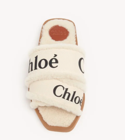 CHLOE CIABATTE WOODY	CHC21W543U5 101 BIANCO