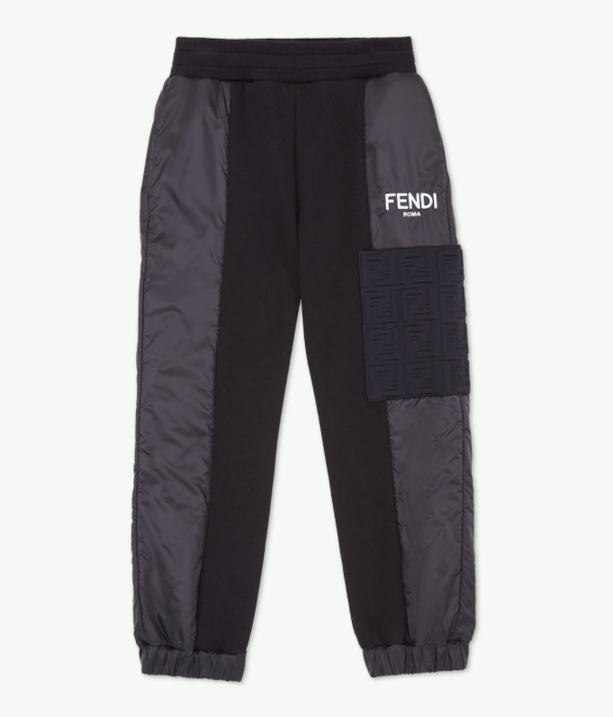 FENDI KID PANTALONE JMF373AG34F0GME NERO