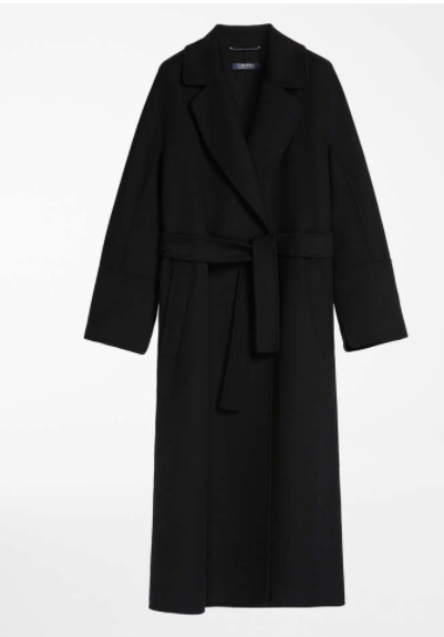 S'MAXMARA 2419011031600 013 - ELISA WOOL COAT BLACK