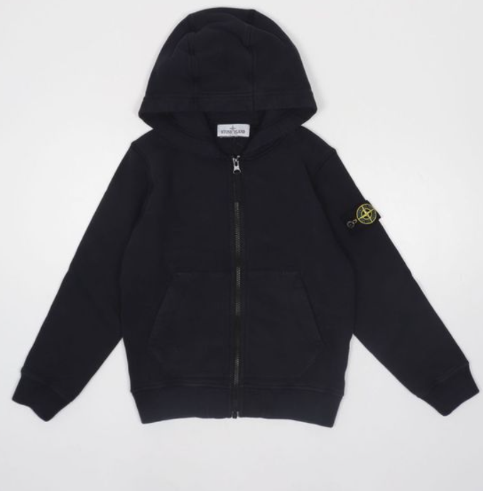 STONE ISLAND KID SWEATER HOODED FULL ZIP  771660740 V0020 (4A-8A)